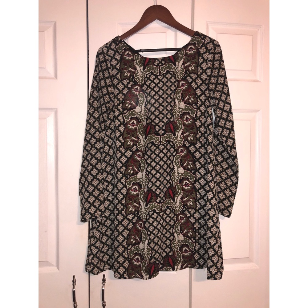 Multicolor shift dress